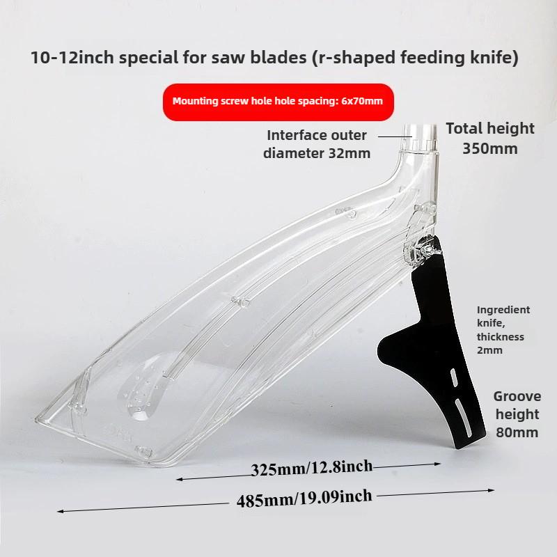 12 Inch Circular Saw Blade Guard Cover Dust Proof Plastic Shield for Table Saw Power Tool Accessories 10 Inch