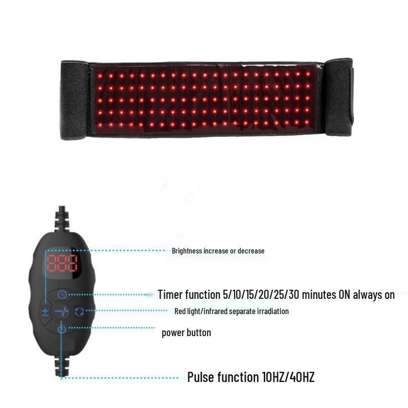 Red Light Infrared Therapy Waist Belt for Back Pain Relief