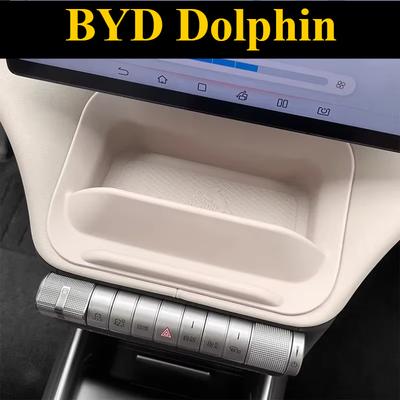 Para Coche BYD Dolphin Caja de Almacenamiento Debajo de la Pantalla Impermeable Resistente a los Arañazos En la Caja del Reposabrazos Caja de Almacenamiento Interior Especial para Coche