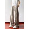 Sommer Alter Reichtum Stil Gestreifte Falten Gerade Anzugshose Herren Locker Premium Weites Bein Freizeithose Faul