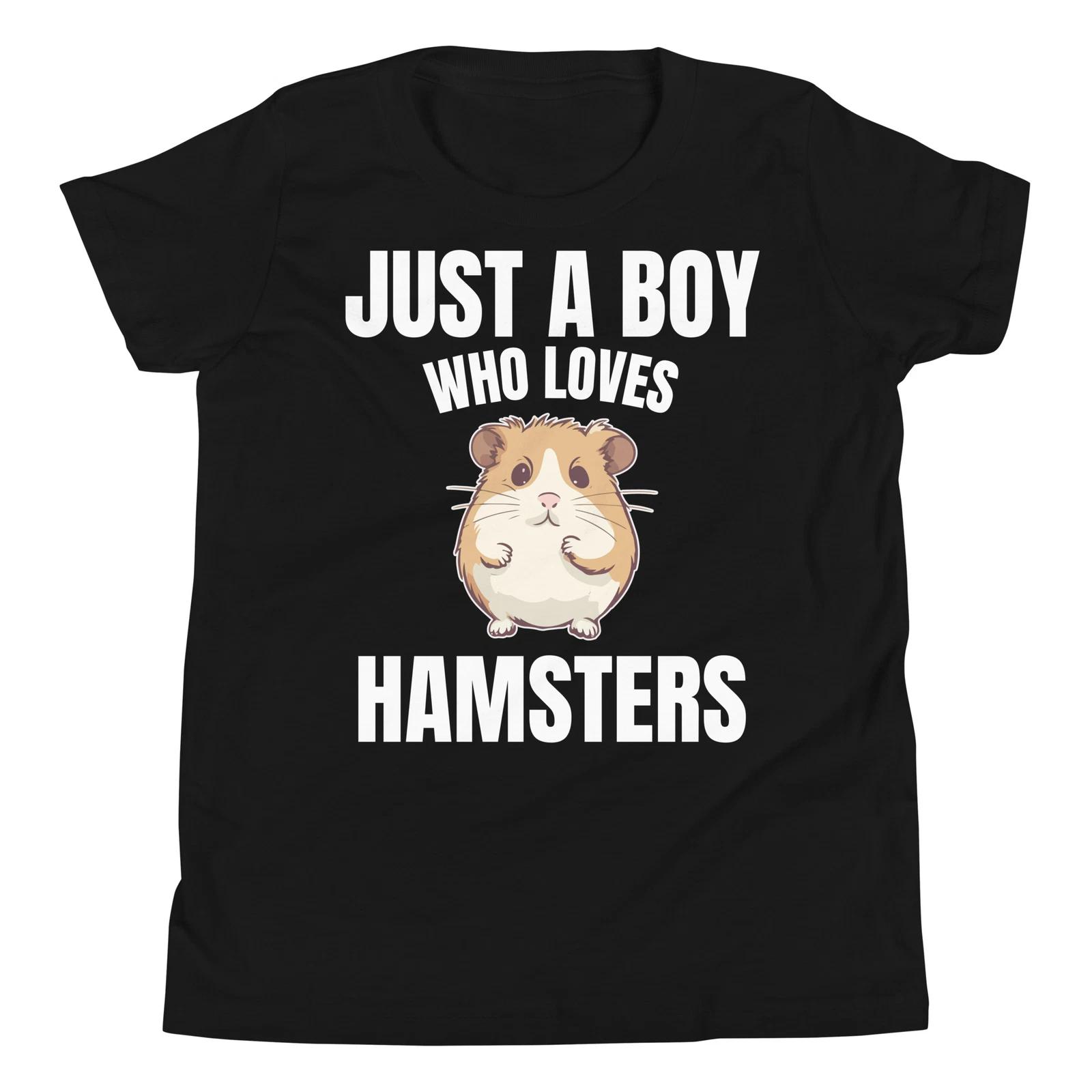 

Just A Boy Who Loves Hamsters Rodent Lover Animal Lover Youth T-Shirt 150