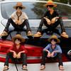 One Piece Anime Figure Luffy Sitting Position Action Figure PVC Model Collection Figurine Doll Toy For Birthday Christmas Gift