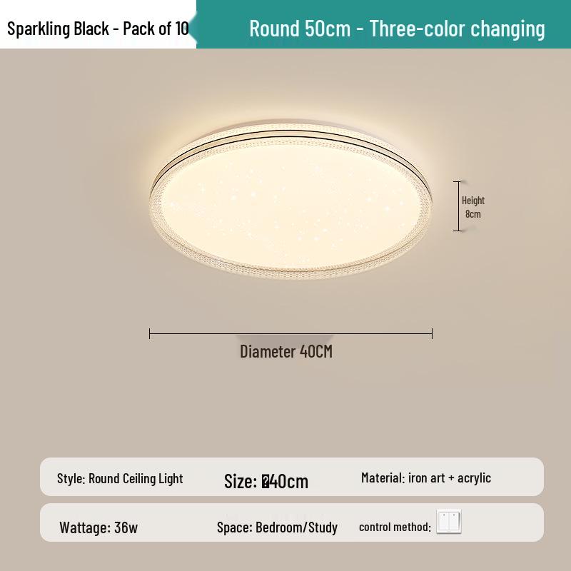 High Brightness Living Room Ceiling Light – Luxury Full Spectrum Eye Protection for Home Decor