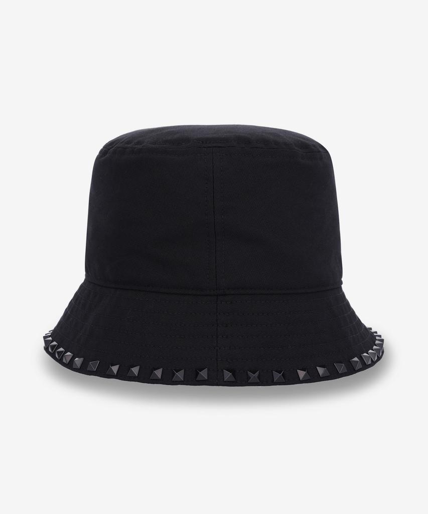 VALENTINO Rockstud Bucket Hat - Black / 5Y2Hga11Lhj0No