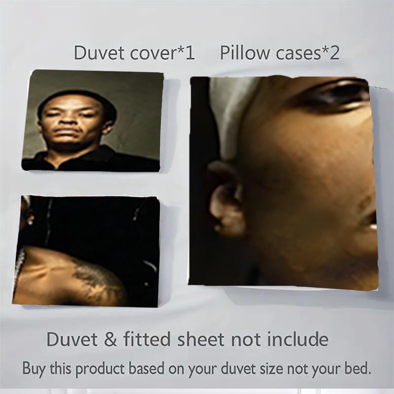 3Pcs Rap Legends Together Bedding Sets For All Sizes New 3D Printed Bed Cover Comforter Duvet Cover Pillowcase Bedroom Decoration