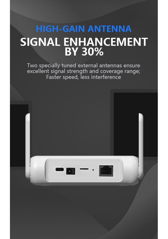 4G Portable Mini WiFi Router with SIM Card Slot for LTE Hotspots