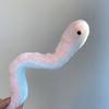 Cute Creative Snake Plush Toy Cartoon Small Pink Snake Soft Stuffed Doll Wristband Room Ornament  Year Mascot Decoration Gift