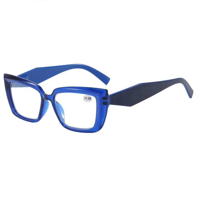 New Cat-eye Square Frame Reading Glasses for Middle-aged & Elderly - Fashionable High-Definition Design