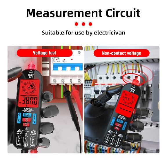 BSIDE A1/A1X Smart Digital Multimeter Electronic USB Tester Breakpoint AC DC Contactless NCV Charged Automatic Diode Capacitor