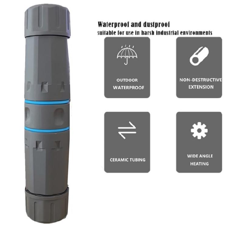 Quick Connection Shielded RJ45 Coupler Cat6 IP68 Waterproof Connector for Reliabled Outdoor Networking