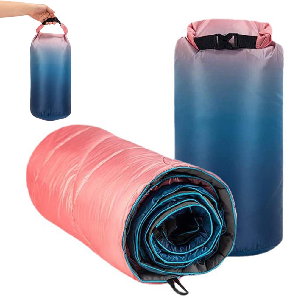 Outdoor Puffy Camping Blanket Waterproof Printed Puffy Camping Blanket Windproof for Traveling Picnic Beach Party China Mainland