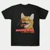 T-shirt da uomo Radiohead The Bends Gatto Zenzero Parodia Per Uomo, Grafica Estiva da Uomo