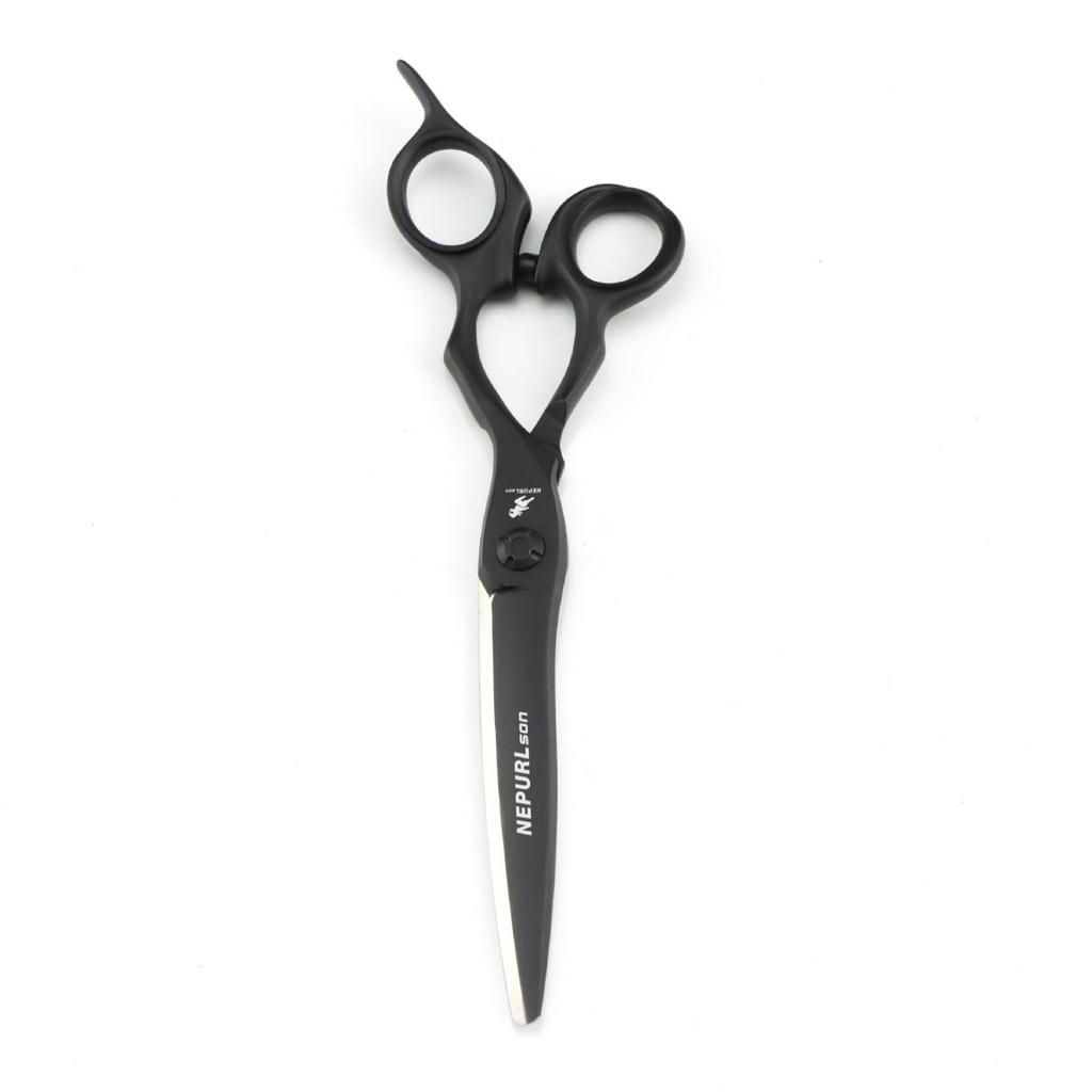 6.5 Inch Vg10 Black Lacquered Opal, Hair Scissors, Hair Scissors, Flat Scissors