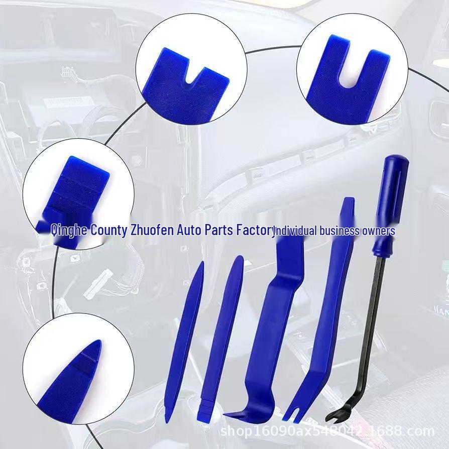 12-in-1 Car Interior Trim Removal Tool Set for Audio, Bumpers, and Dashboards
