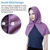 Cooling Hooded Headscarf Button Closure UV Protection Towel Quick Dry Portable Design Unisex Gym Towel