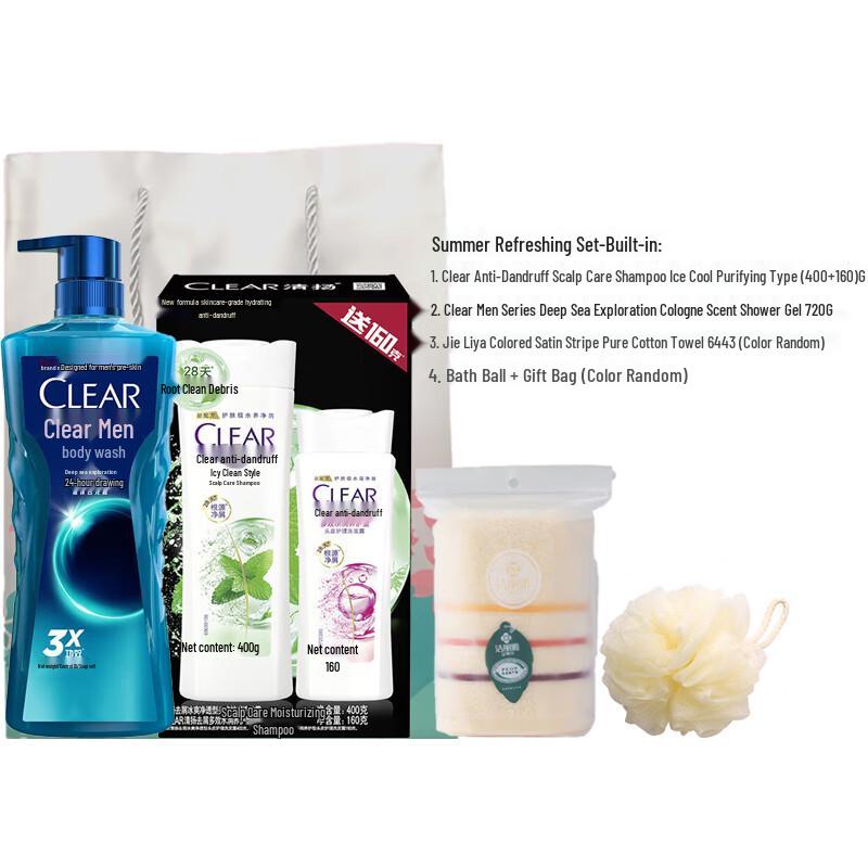 Clear Anti-Dandruff Wash & Care Essentials Set