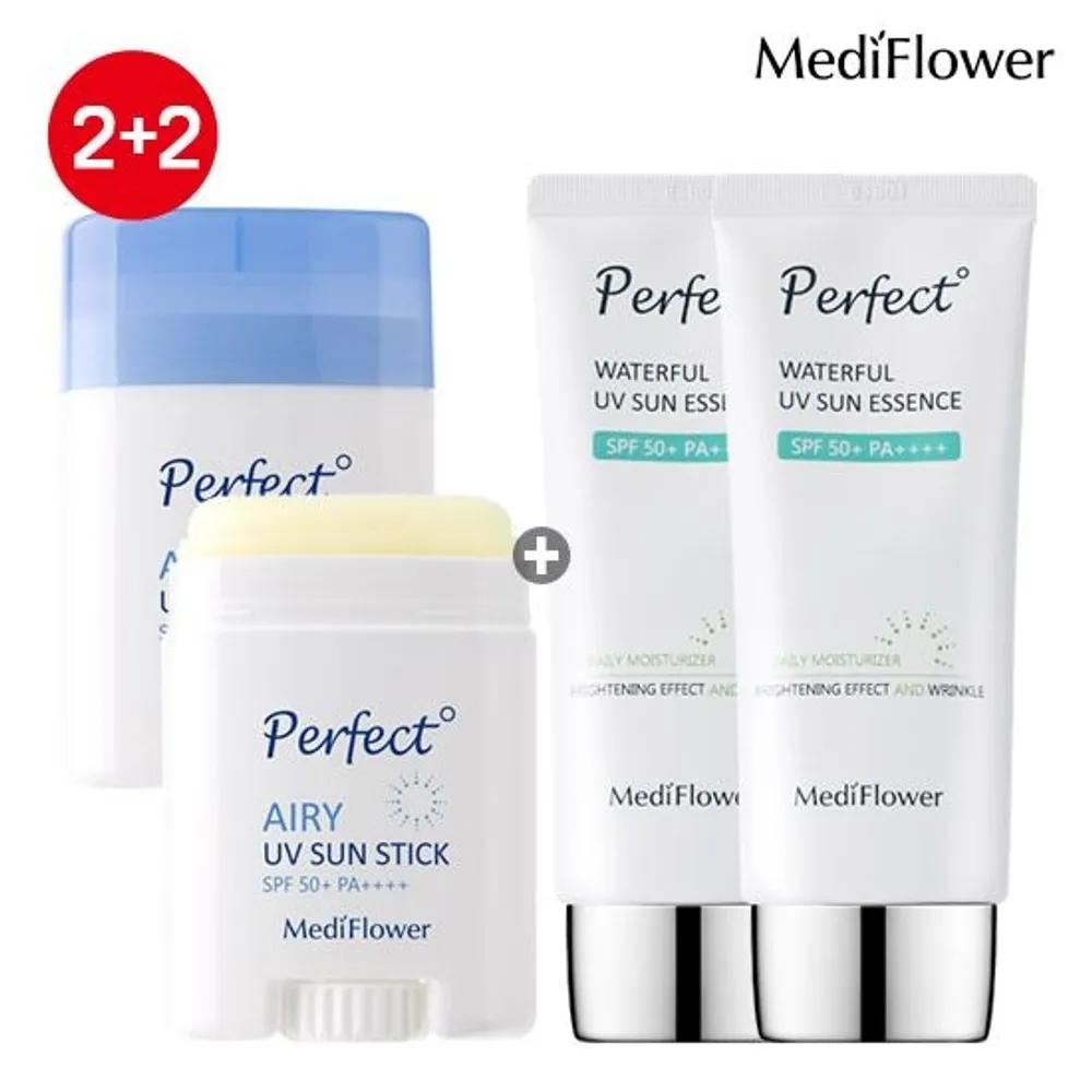 Perfect Airy UV Sun Stick x2 + Waterful Sun Essence x2