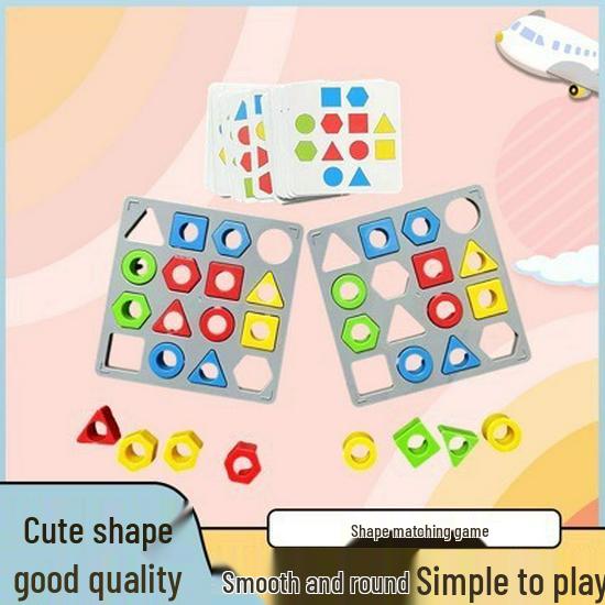 Cross-Border Educational Shape-Matching Board Game for Children's Spatial and Hands-On Skills Development