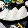 Jingdezhen Ceramic High-Foot Rice Bowls - Set of 3