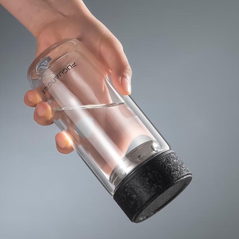 Fuguang Yiqing Classic Business Double-Wall Glass Tea Tumbler