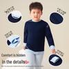 Joyourbaby Kids Loose Fit Mock Two-Piece Thermal Base Layer Top