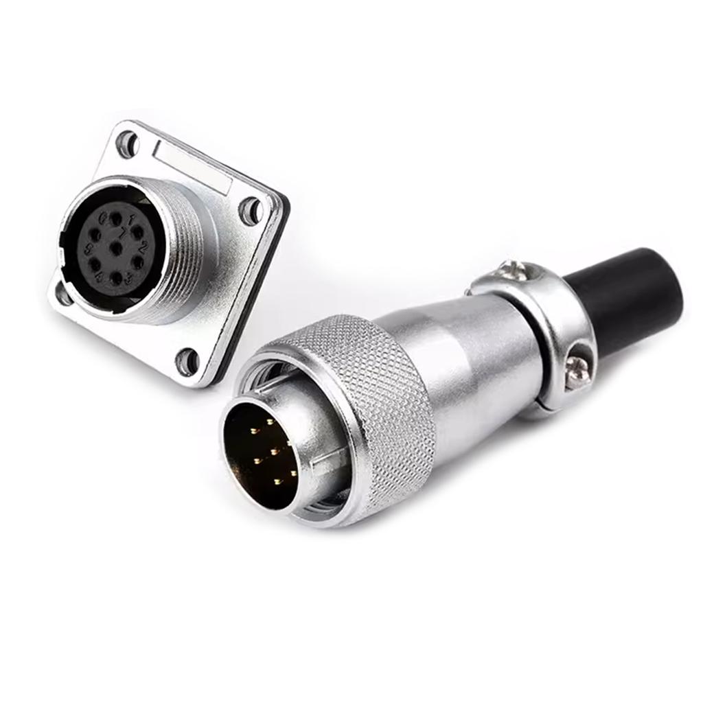 Upgrades Aviation Circular Connector Female Plug Secure & Stable Aviation Connector TQ+Z Male+Famale Base Connector Set