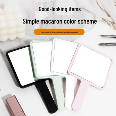 Portable High-Definition Handheld Cosmetic Mirror - Customizable Plastic Makeup Mirror Gift