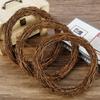 DIY Floral Wreath Round Natural Rattan Ring Christmas Garland Hanging Ornament Wedding Decoration Home Decor