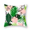 Polyester Decorative Throw Pillows Case Tropical Green Plants Palm Sofa Cushion Cover For Home Living Room Decoration
