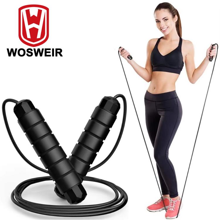 

WOSWEIR Профессиональная скоростная тренировка Скакалка для дома Спортивный зал Фитнес-оборудование для женщин, мужчин, детей, смешанных боевых искусств, бокса
