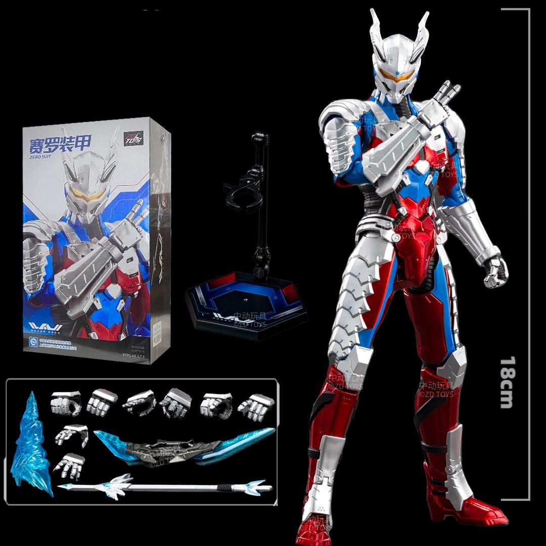 Фигурка Ультрамена ZD Toy Котаро Хигаси Костюм Зеро Костюм Тиги Костюм Эйса Ультра Семь Ультрамен Джек Модель Коллекционная игрушка для взрослых