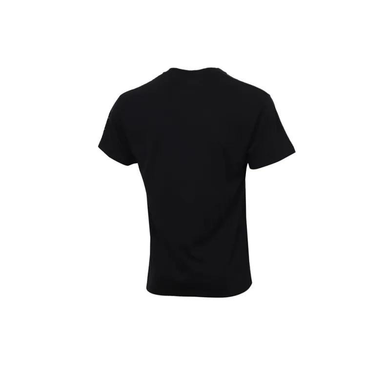 Nike T Shirts Men's Black Crew Neck Moderate Straight Fit (Unisex) T-Shirts CW0376 010