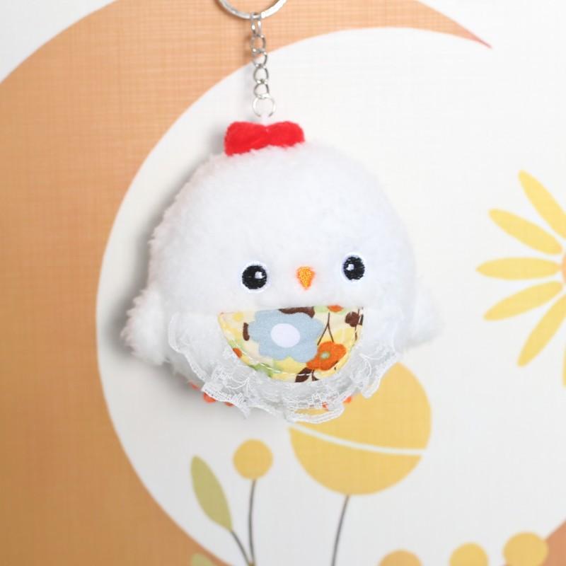 The Same Cute Cartoon Flower Bellyband Chicken Duck Plush Toy Doll Pendant Doll