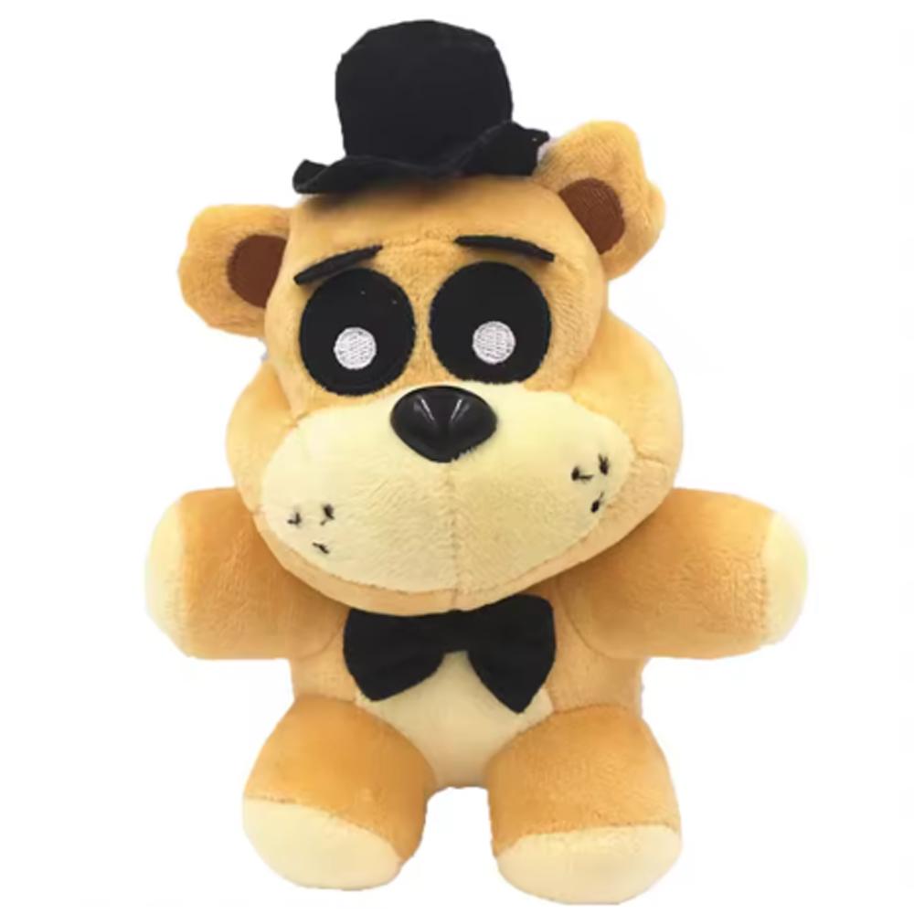 spot New FiveNight At Freddy Fnaf Cute Plush Toys Game Doll Bonnie Bear Foxy Cartoon Stuffed Dolls Freddy Toys For Children Gif