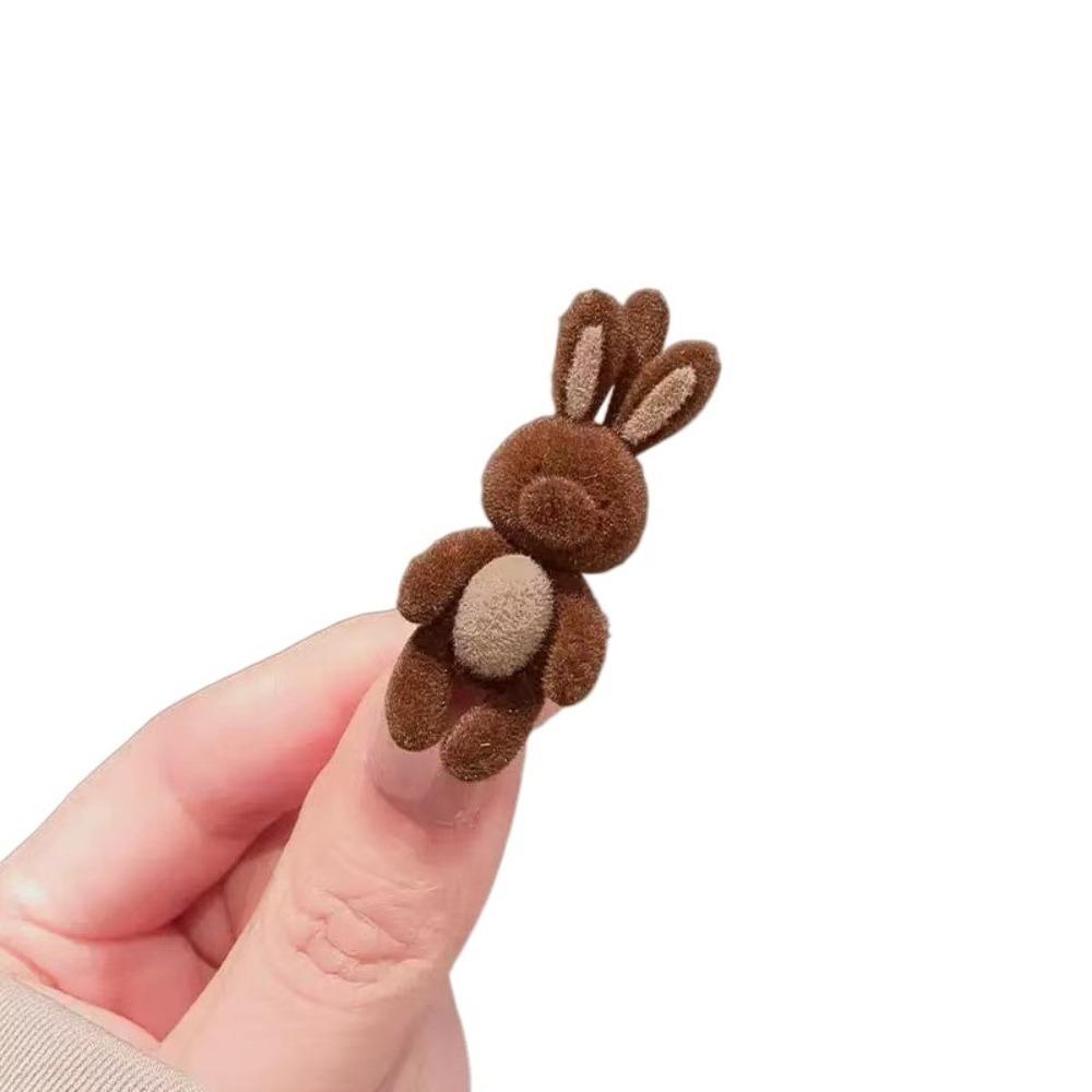 

Cute Design Side Hair Clip Lightweight Barrette Hair Ornament Cartoon Bear Hairpin Rabbit