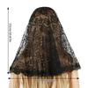 Bridal Veil Bride Elaborate Flower Lace Mantilla Short Bachelorette Party Bride Veil Party Head Scarf Head Covering