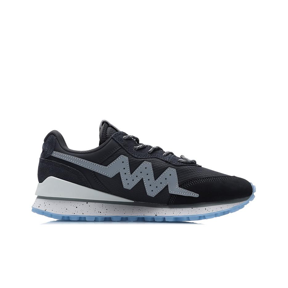 Li Ning Wow Wade 001 Lightweight Slip-Resistant Shock Absorbing Durable Breathable Low-Top Sports Shoes Men Sneakers Black Gray AGWR003-1