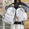 College Style Star Printed Backpack Student Large Capacity Lightweight Schoolbag