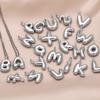 Kreativní měděná barva Robustní balónková bublinková počáteční písmena Přívěsky Choker Náhrdelníky pro ženy Vlastní personalizované šperky
