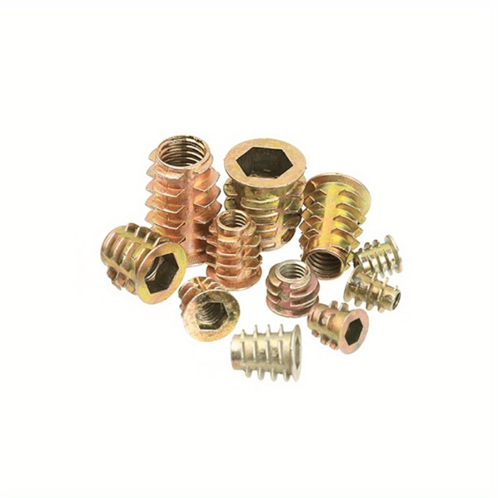 230PCS Zinc Alloy Internal and External Teeth with Female Nuts Furniture Accessories Hexagon Furniture Nuts