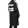 adidas Originals Felpa con Cappuccio Calda in Cotone con Lettere Logo Rimovibili Giacca Donna Nero DH4567