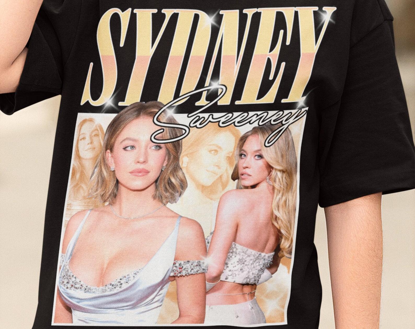 Sydney Sweeney Retro Y2K Unisex T-Shirt | Sydney Sweeney Fan Gift | Sydney Sweeney Fan Shirt | Cassie Howard Fan Gift | Cassie Howard Shirt M