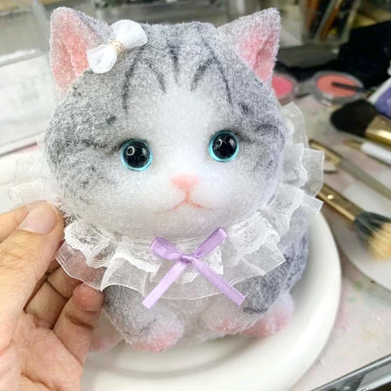 Adorable Unisex Cat Squeeze Toy Customizable Decompression Sensory Fidget Squishy Anti-Stress Relief Anxiety Stress Release
