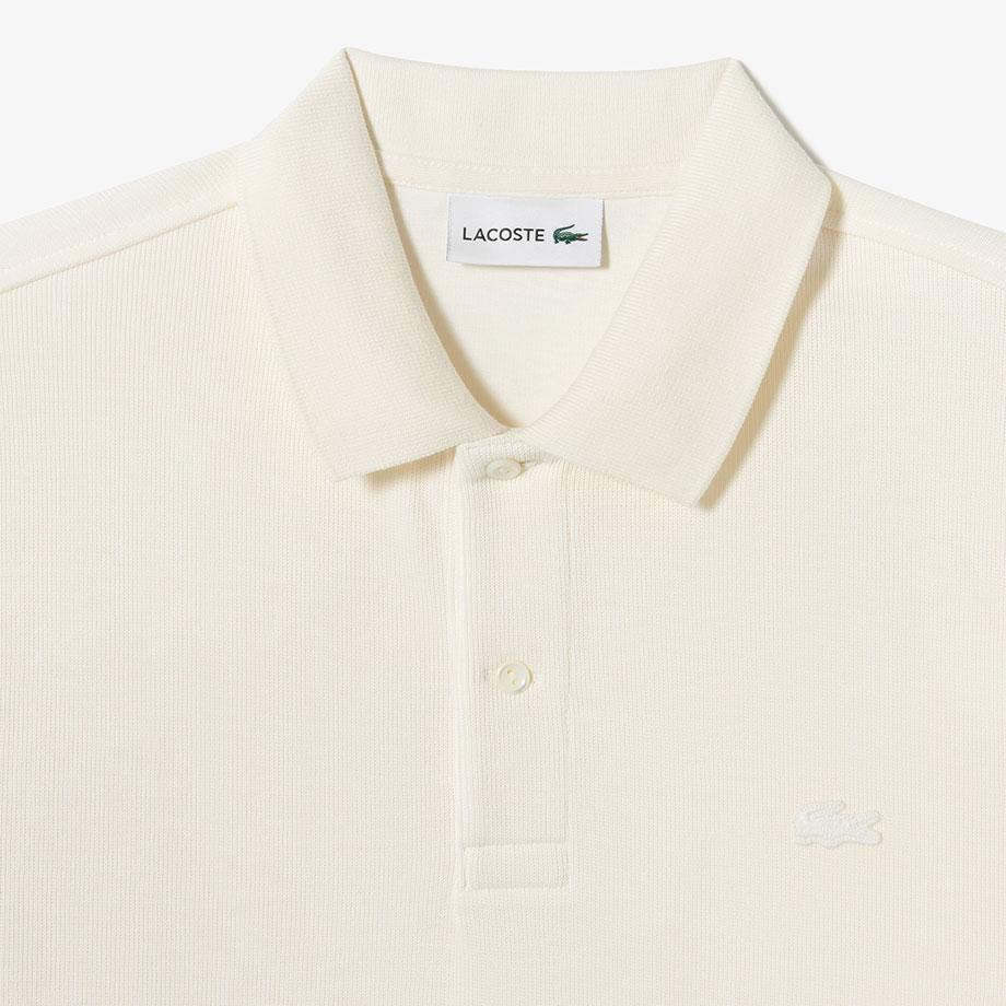 Lacoste Men's Ribbed Long-Sleeve Polo Shirt PH262E-55NXFJ