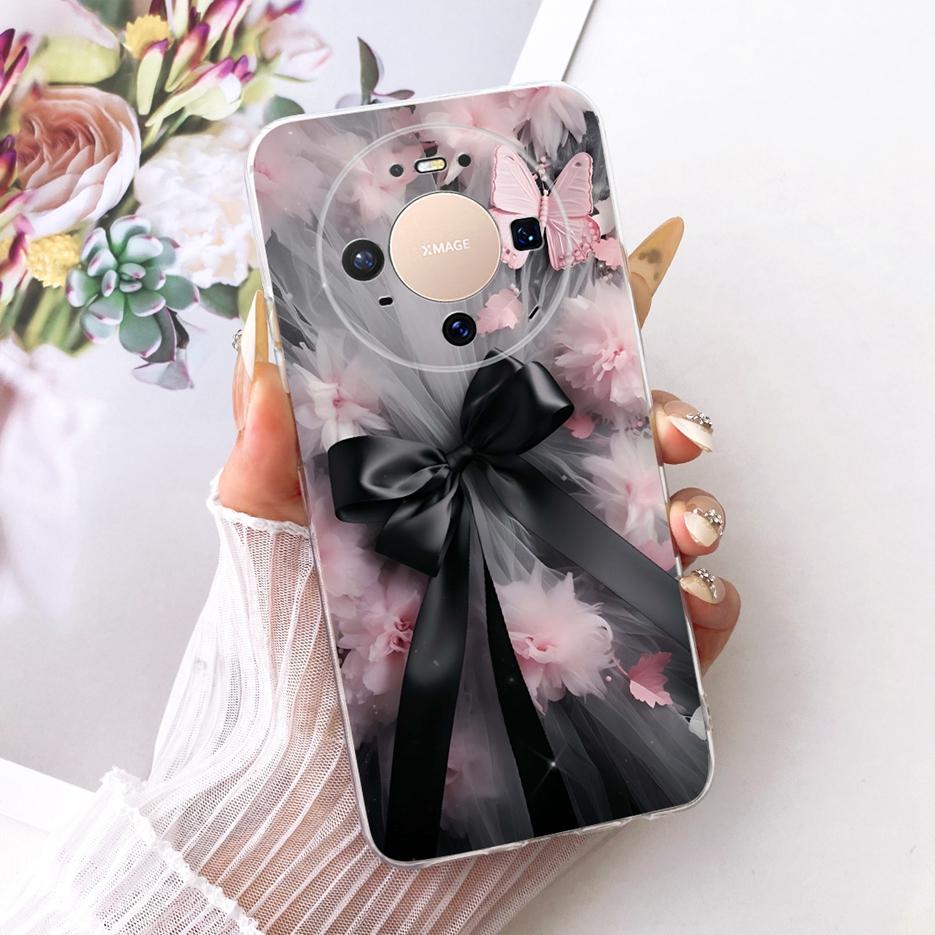 For Huawei Mate 80 5G Case VYG-AL00 Stylish Butterfly Painted Cover Soft Slim Phone Case For Huawei Mate 80 Pro Mate80 5G Fundas
