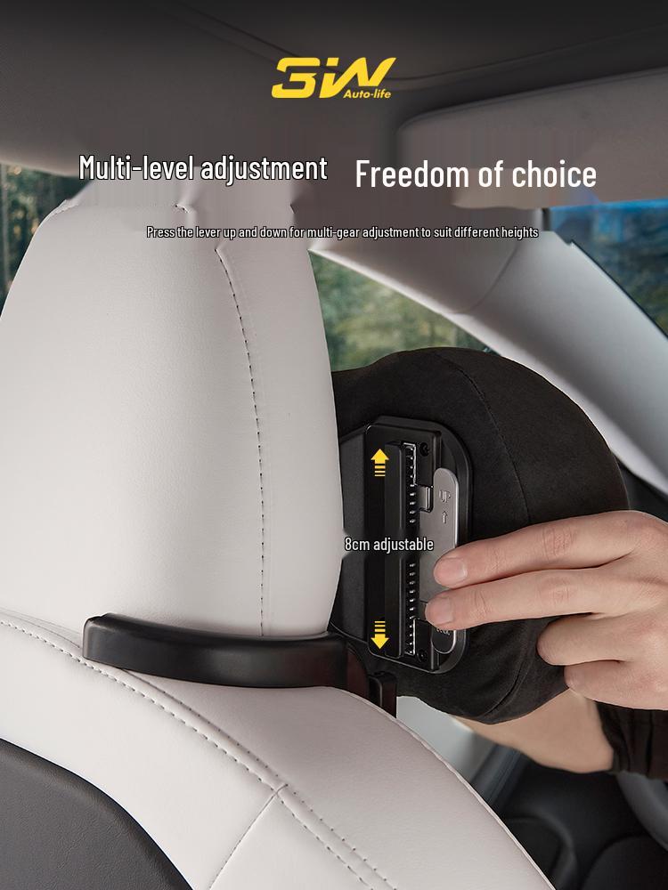3W Adjustable Memory Foam Neck Pillow for Tesla Model Y & 3 Refreshed Version