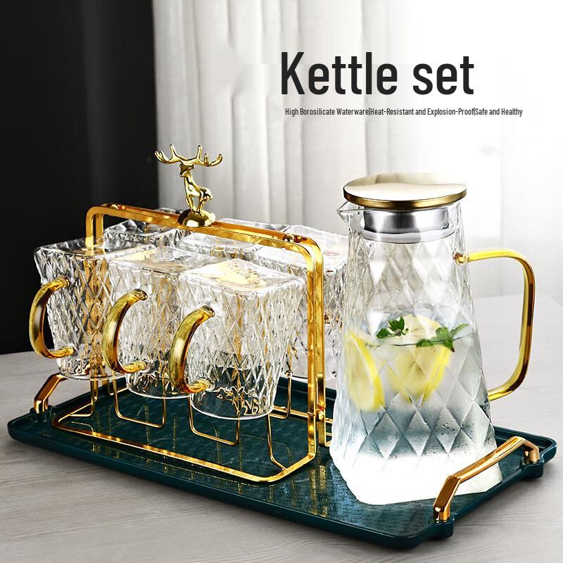 Jingxun High-Temperature Resistant Glass Pitcher