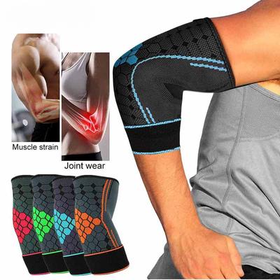 1/2-teilige Ellenbogenbandage mit Riemen, Kompressionsmanschette, Armstütze, verstellbar für Frauen beim Laufen, Basketball, Schmerzlinderung