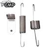 1 set Kit Molla di Ritorno Acceleratore Cromata Staffa Molla di Ritorno Acceleratore Doppia Molla Per Parti Auto SBC BBC 302 350