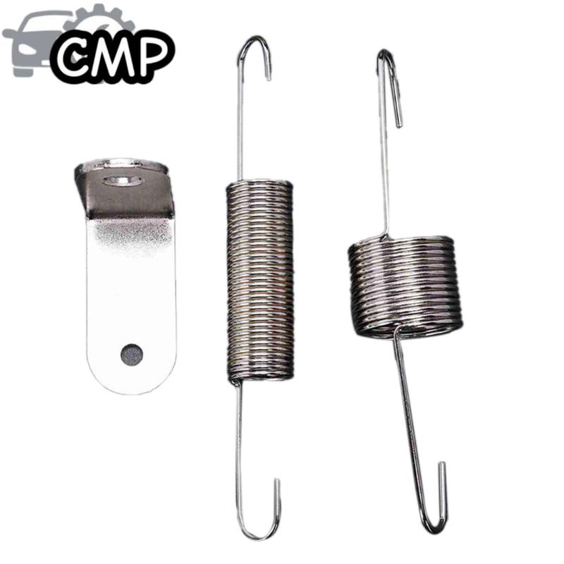 1 set Kit Molla di Ritorno Acceleratore Cromata Staffa Molla di Ritorno Acceleratore Doppia Molla Per Parti Auto SBC BBC 302 350